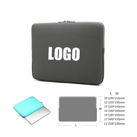 13 Inch Foam Shock Resistant Laptop Sleeve Zipper Cover Bag