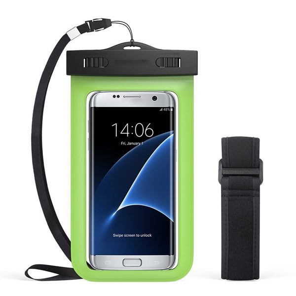 Waterproof Neck Lanyard Armband Underwater Cell Phone Pouch