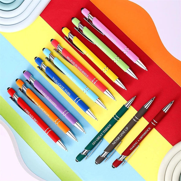 Soft Touch Click Metal Pen