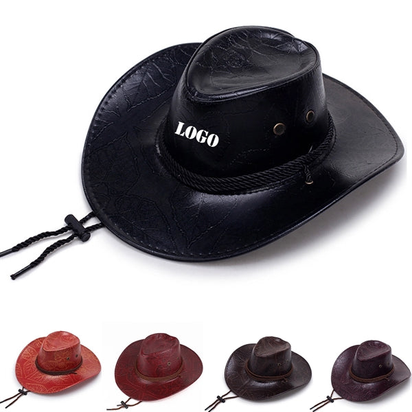 Leather Cowboy Hat