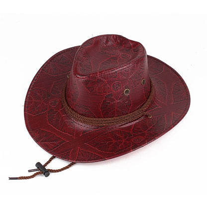 Leather Cowboy Hat
