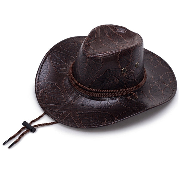 Leather Cowboy Hat