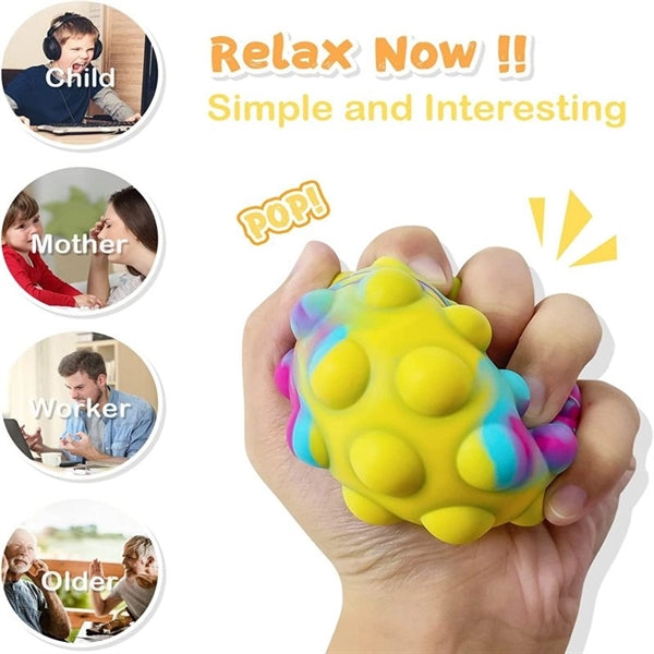 Push Pop Stress Reliever Ball