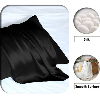 Soft Breathable Smooth Silk Pillowcase