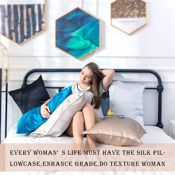 Soft Breathable Smooth Silk Pillowcase