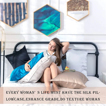 Soft Breathable Smooth Silk Pillowcase