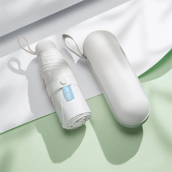 Travel- Friendly Mini Umbrella for Purse, Compact with Case.