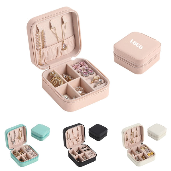 Leather Jewelry Travel Case