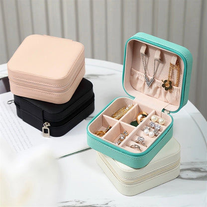 Leather Jewelry Travel Case