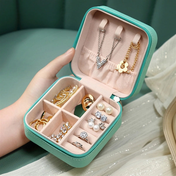 Leather Jewelry Travel Case