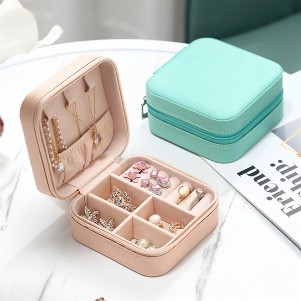 Leather Jewelry Travel Case