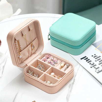 Leather Jewelry Travel Case