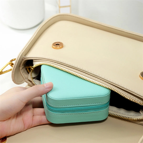 Leather Jewelry Travel Case