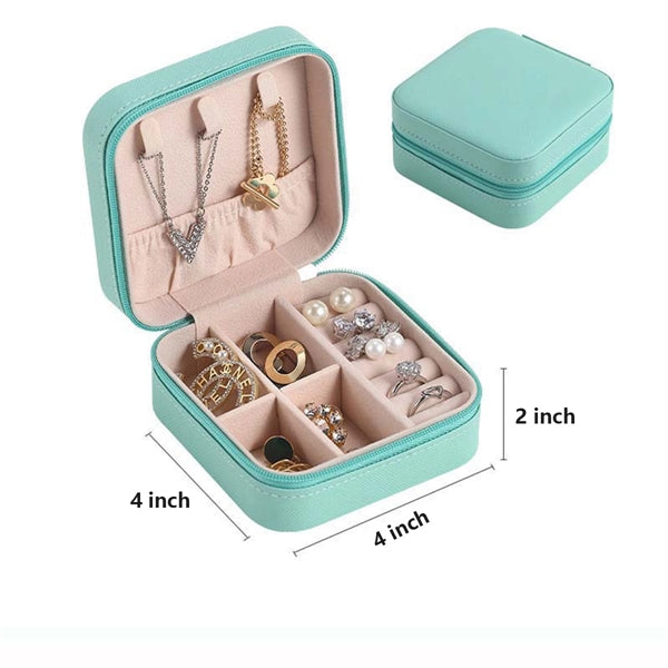 Leather Jewelry Travel Case