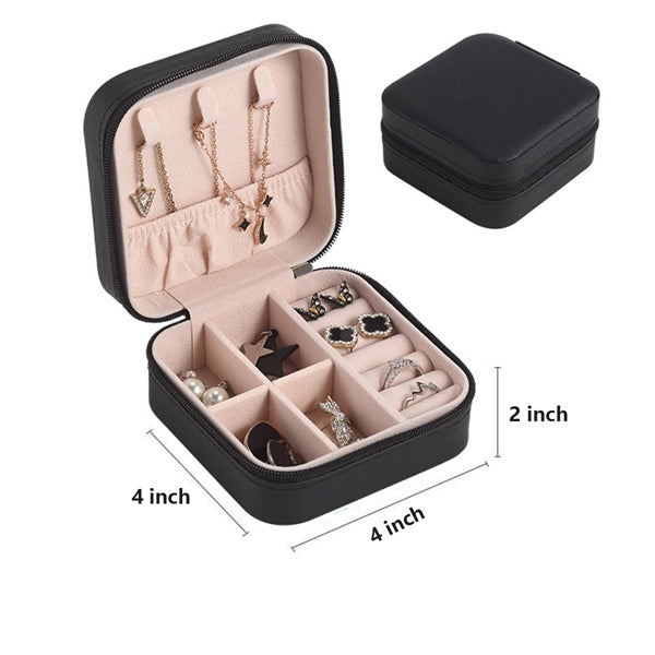 Leather Jewelry Travel Case