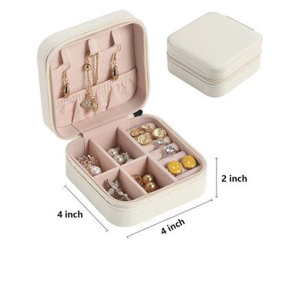 Leather Jewelry Travel Case