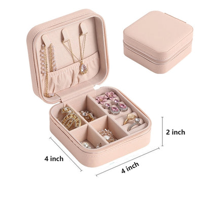 Leather Jewelry Travel Case