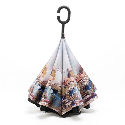 Automobile Reverse Umbrella