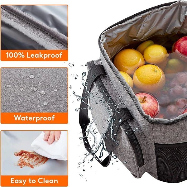 Insulated Lunch Box Tote Bag