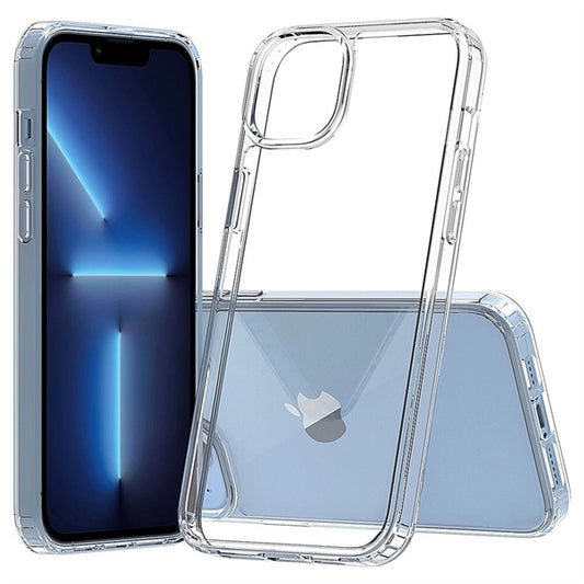 iPhone 14 Plus Clear Hard-Shell Case with TPU Bumpers
