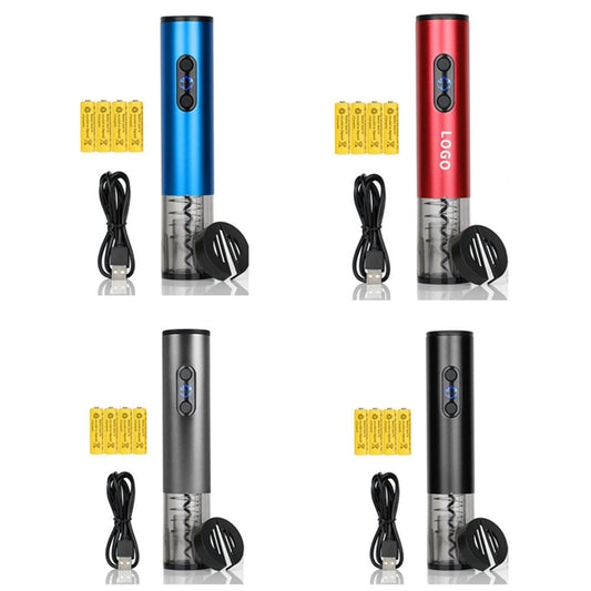 USB Charging Electric Wine Bottle Opener W/ Foil Cutter