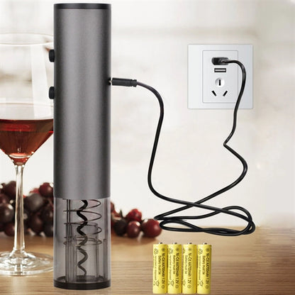 USB Charging Electric Wine Bottle Opener W/ Foil Cutter