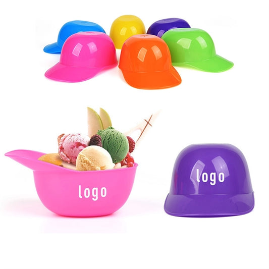 Giveaway Baseball Helmet Ice Cream Bowls