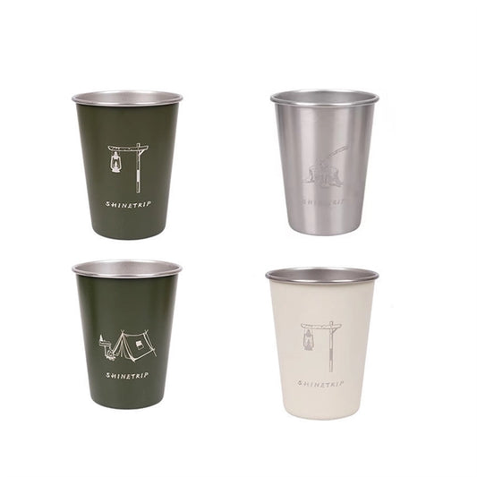 Stainless Steel Pint Cup with Custom Logo