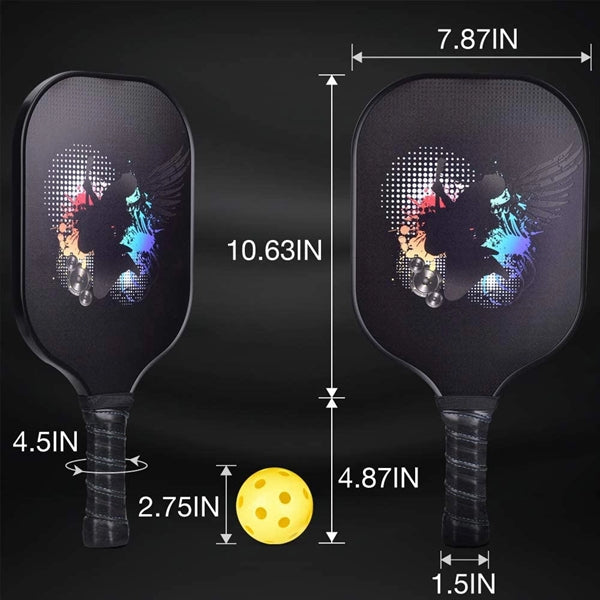 Carbon Fiber Pickleball Paddle Set