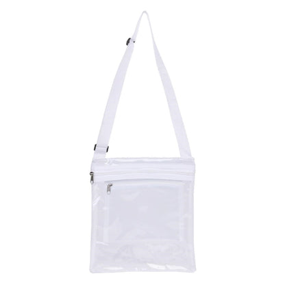 9" X 10" Clear PVC Crossbody Stadium Bag