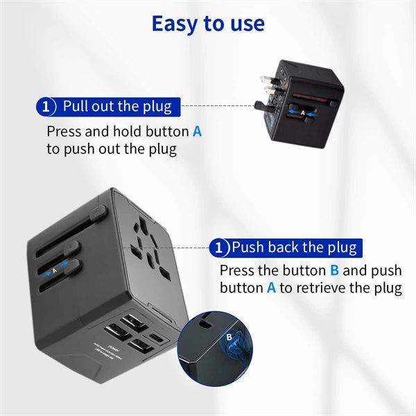 International Universal Travel Adapter Wall Plug