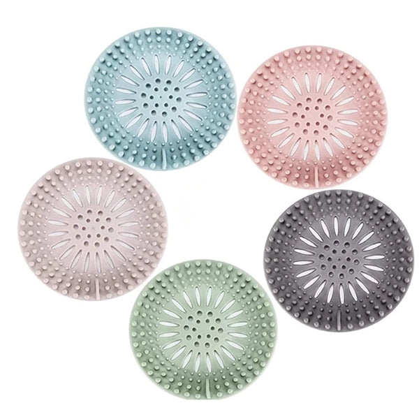 Hair Catcher Durable Silicone Stopper Shower