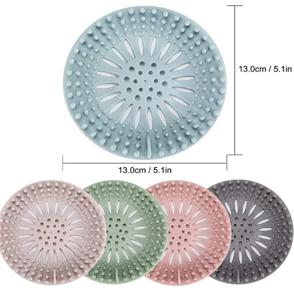 Hair Catcher Durable Silicone Stopper Shower