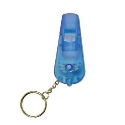 Flashlight Whistle Keychain