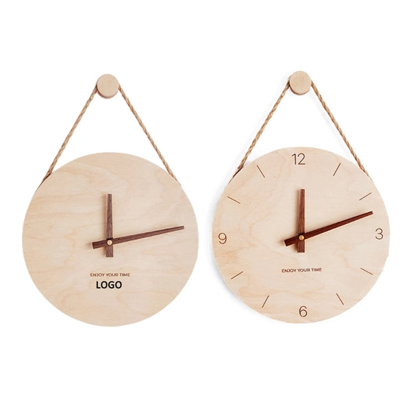 Wooden Sling Wall Clock