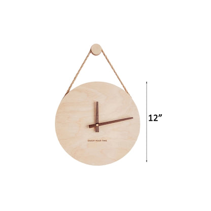 Wooden Sling Wall Clock