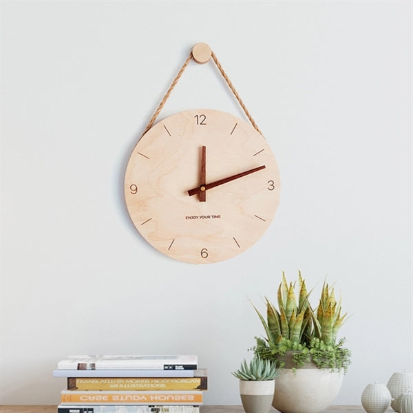 Wooden Sling Wall Clock