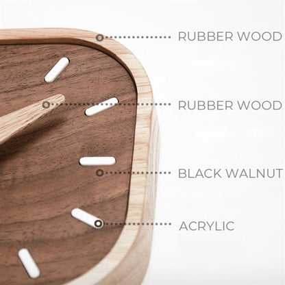 Wooden Desk Clock