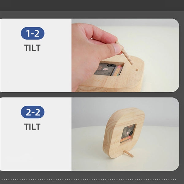 Wooden Desk Clock