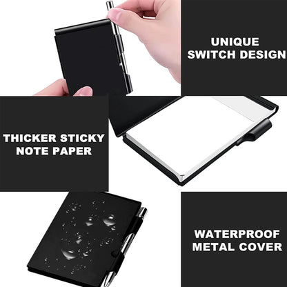 Metal Notebook With Pen