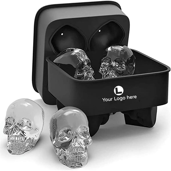 3D Skull Ice Cube Mold Tray
