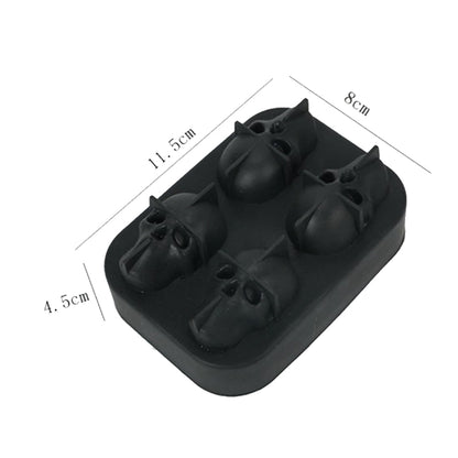 3D Skull Ice Cube Mold Tray
