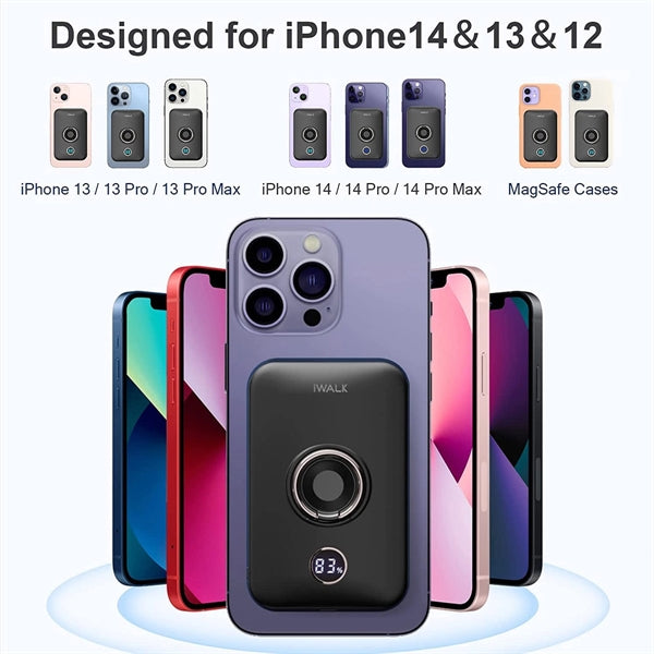 Portable 6000mAh Magnetic Wireless Power Bank