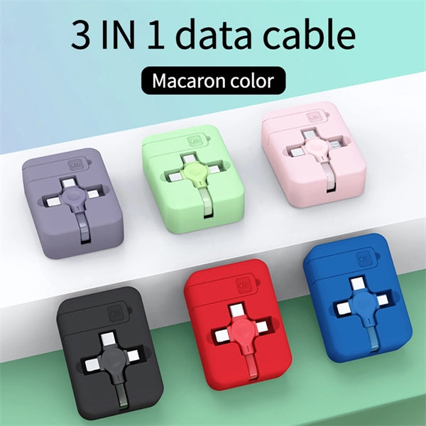 Three in One Charging Cable Roll