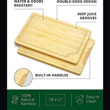 Large Bamboo Cutting Board