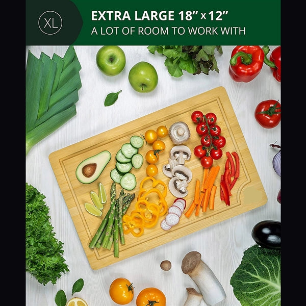 Large Bamboo Cutting Board