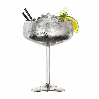 17 Oz Stainless Steel Stemmed Wine Glass