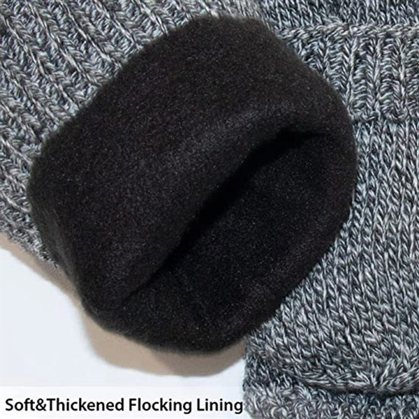 Winter Knitted Convertible Fingerless Gloves