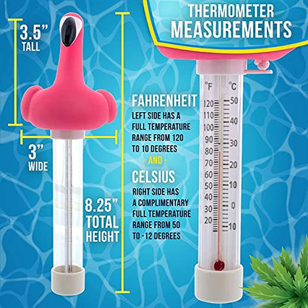 Floating Flamingo Thermometer