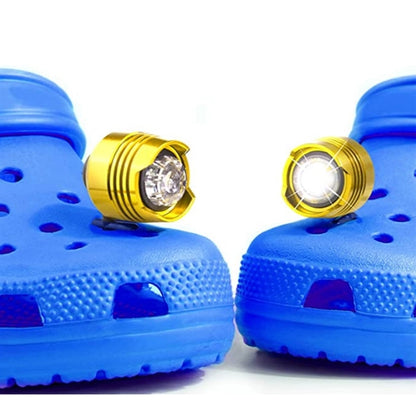 2Pcs Croc Clogs Headlights